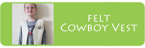 15 Minute Cowboy Vest